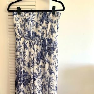 Club Monaco Jessany strapless jumper French toile